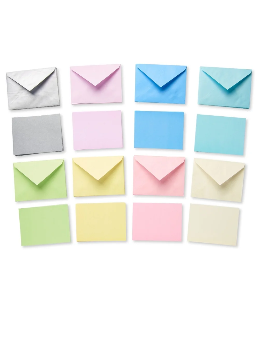 NEW American Greetings Note Cards with Envelopes Set of 100 Pastel Multicolored